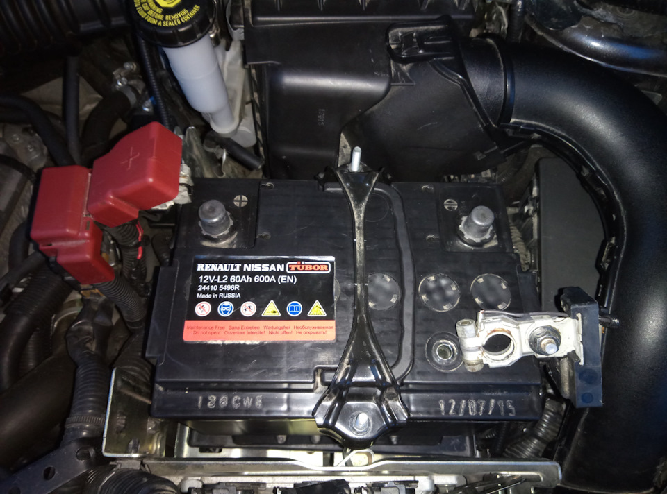 Nissan sentra аккумулятор