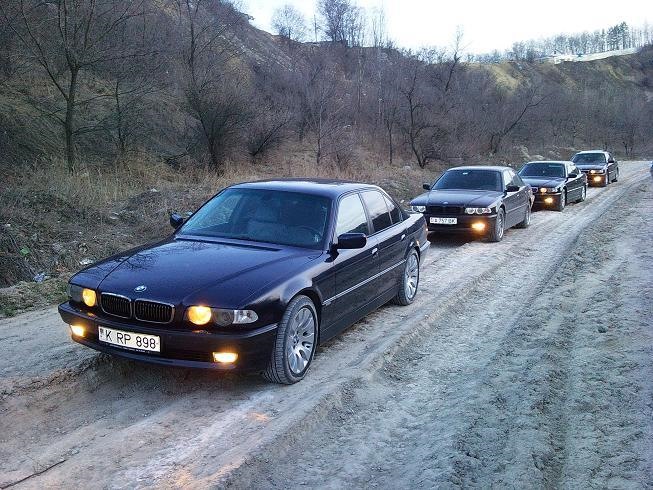 BMW e38 зима