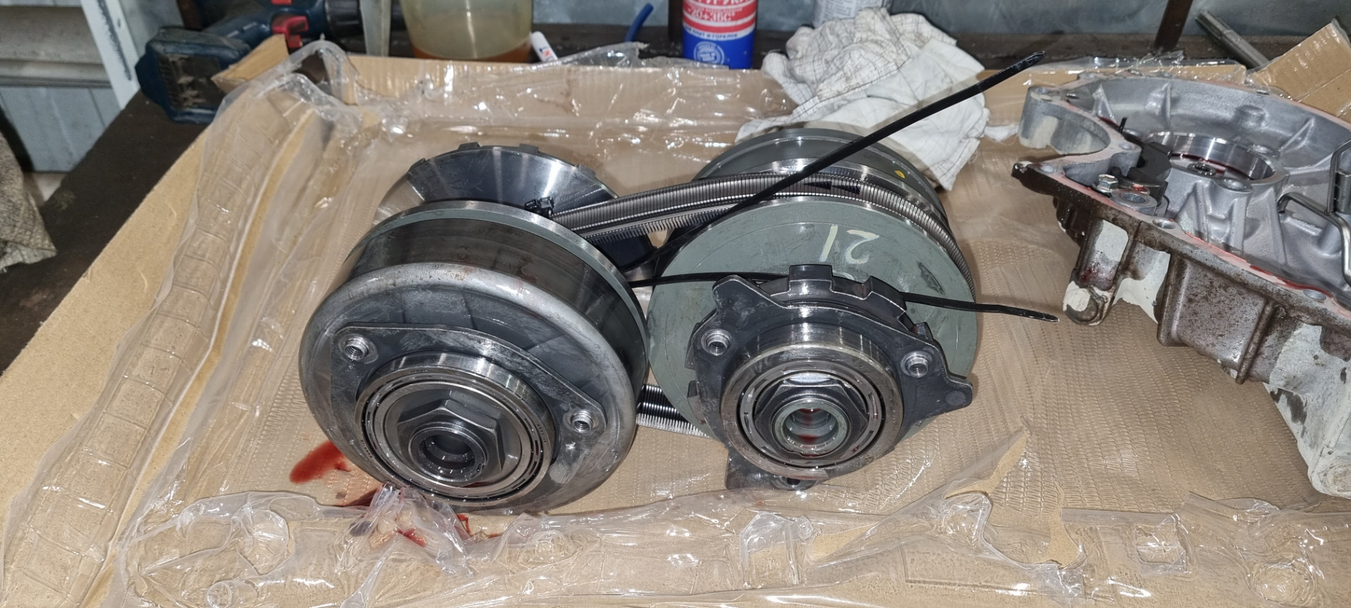 Замена подшипника вторичного вала вариатора — Toyota RAV4 (IV), 2 л ...