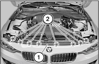 как снять передний бампер на bmw i E39 - BMWLAND