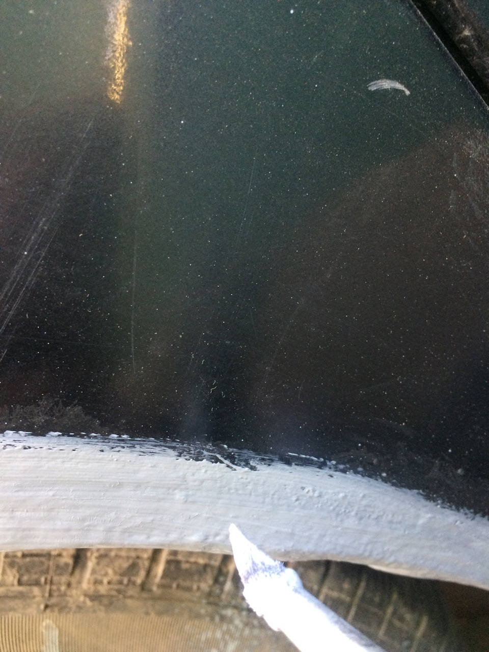 Кузовня 5- антигравий — Lada Калина хэтчбек, 1,6 л, 2007 года | своими ...