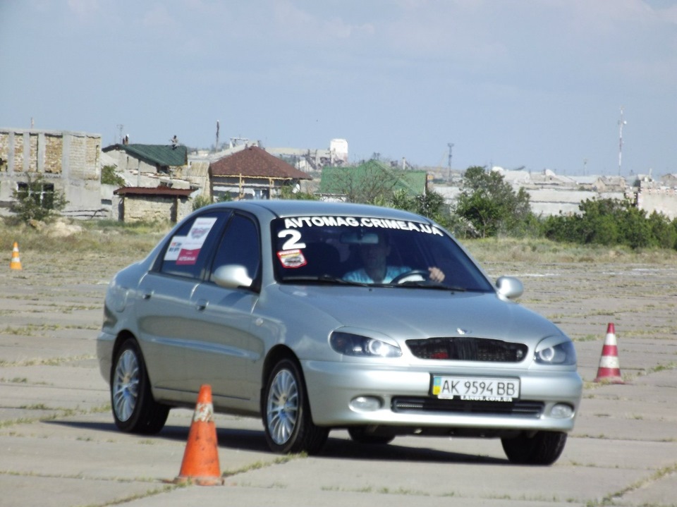 Daewoo lanos такси белый