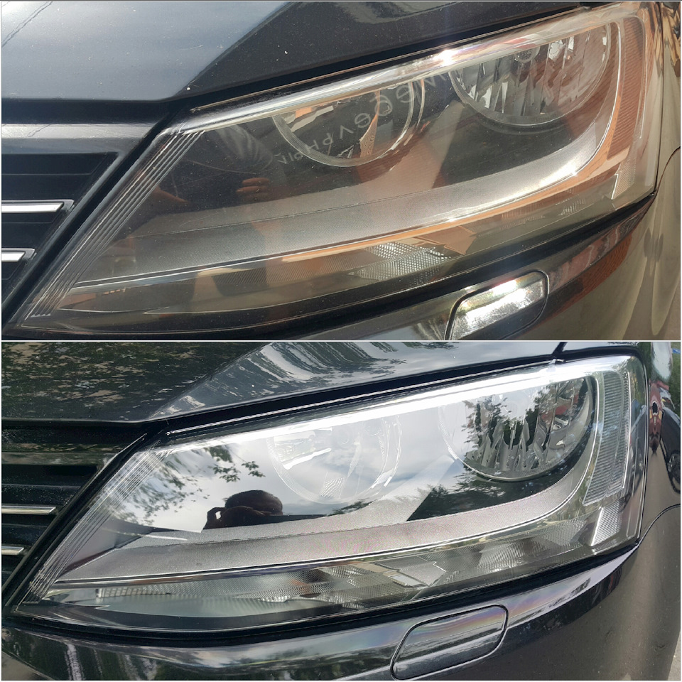 Решил полирнуть фары — Volkswagen Jetta VI, 1,4 л, 2013 года | визит на ...