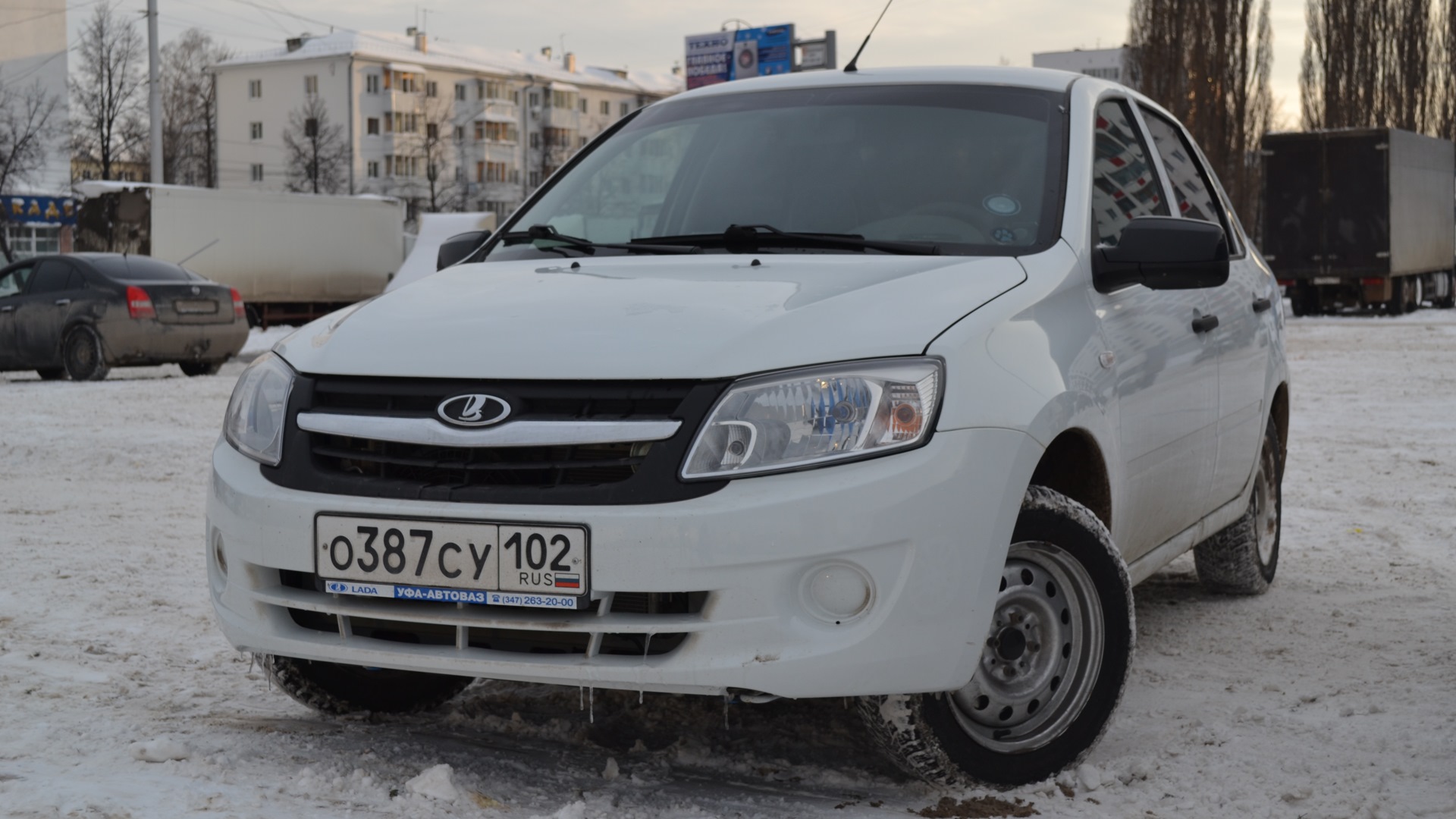 Lada Гранта 1.6 бензиновый 2013 | Ледник на DRIVE2