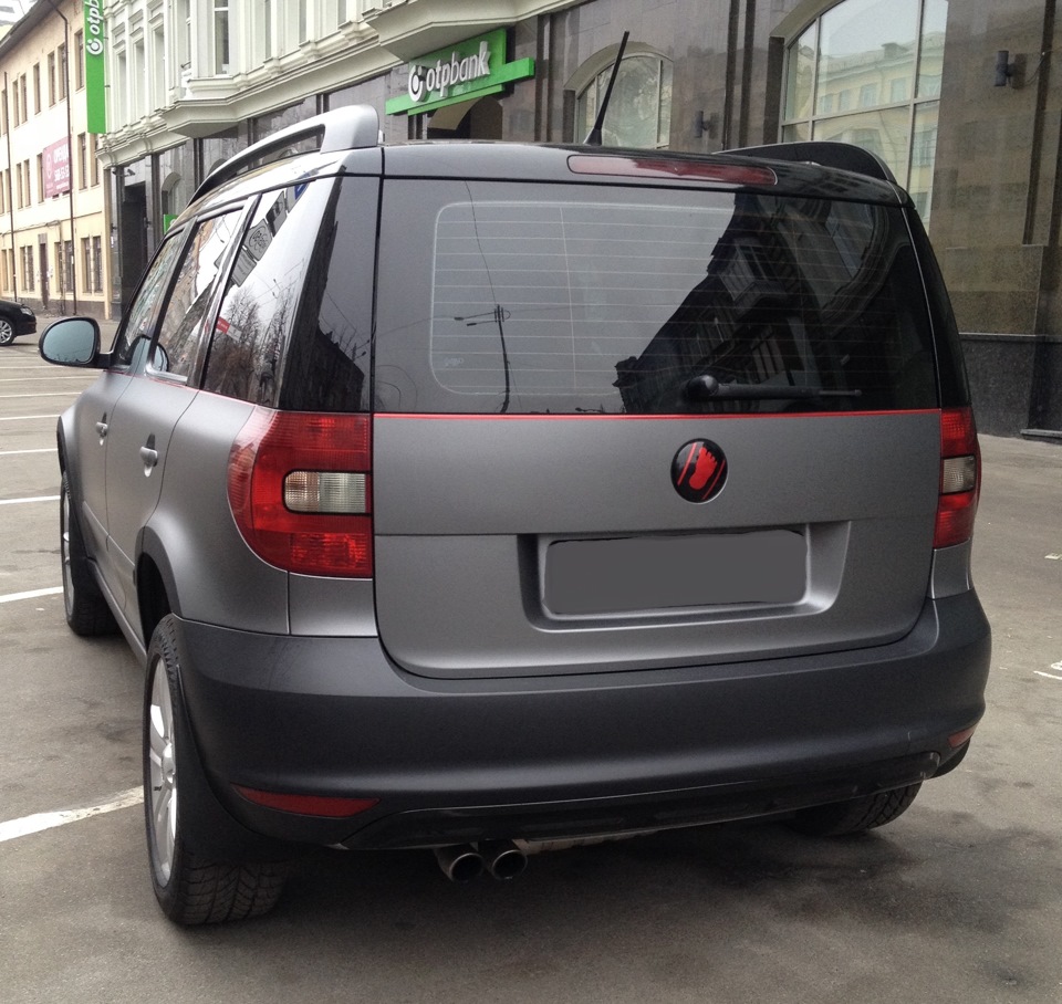 Skoda Yeti матовая пленка