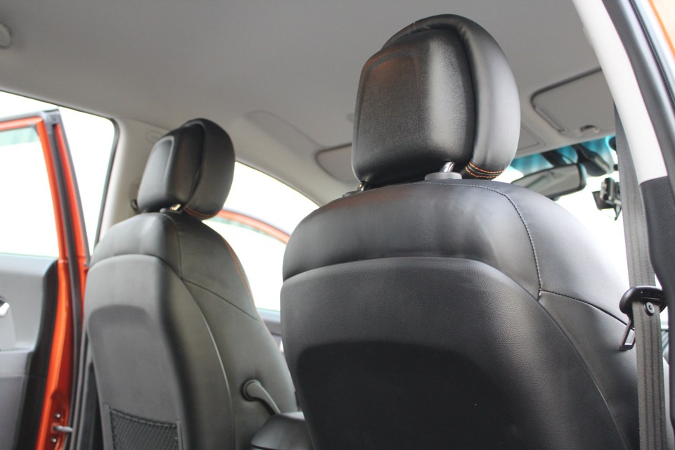 Пошив и установка каркасных чехлов из экокожи для Kia Sportage ...