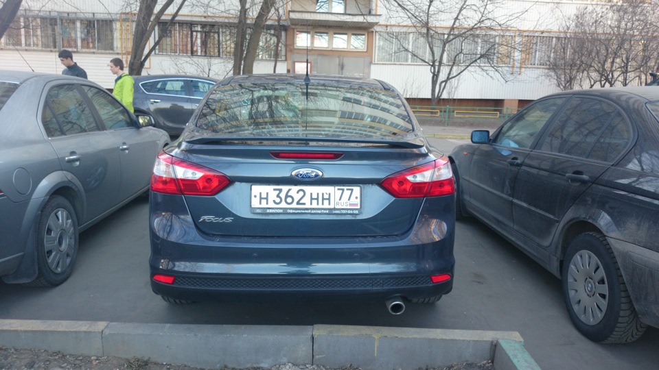Поставил спойлерок))) — Ford Focus Sedan III, 2 л, 2013 года | стайлинг ...