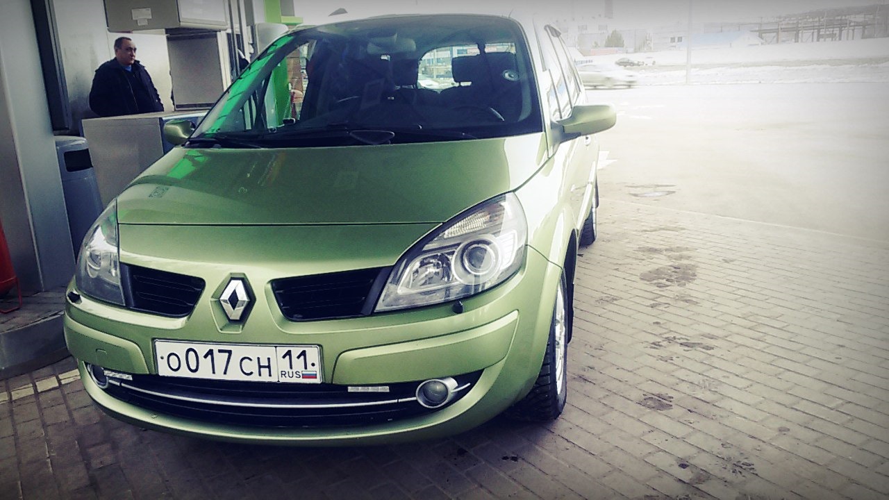 Renault Grand Scenic II 1.5 дизельный 2008 | Guava Green Conquest на DRIVE2