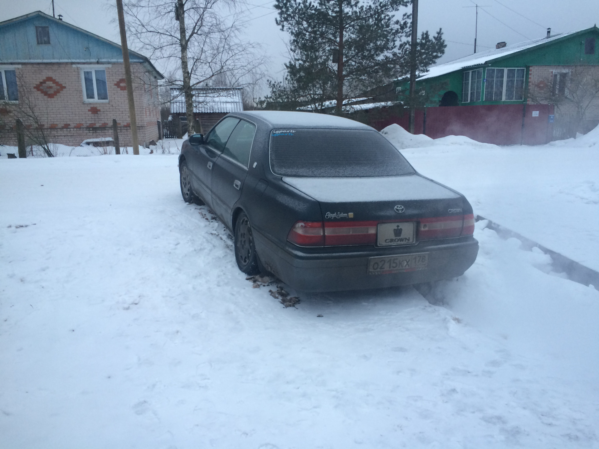 Помяли…Застрял… И взаимопомощь! (много фото) — Toyota Crown (S150), 3 л,  1995 года | путешествие | DRIVE2