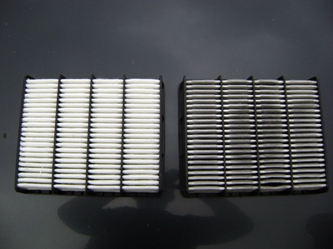 Another replacement of the air filter - Toyota Mark II 20 l 1993
