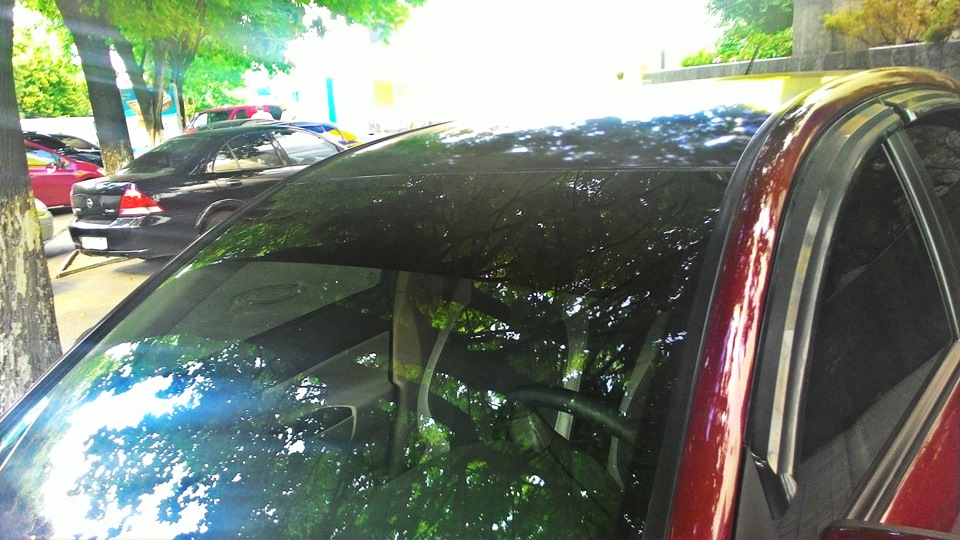 Полоса на лоб — Hyundai Accent (3G), 1,5 л, 2008 года | стайлинг | DRIVE2