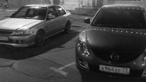Mazda 6 и девушка Mazda 6 и девушка