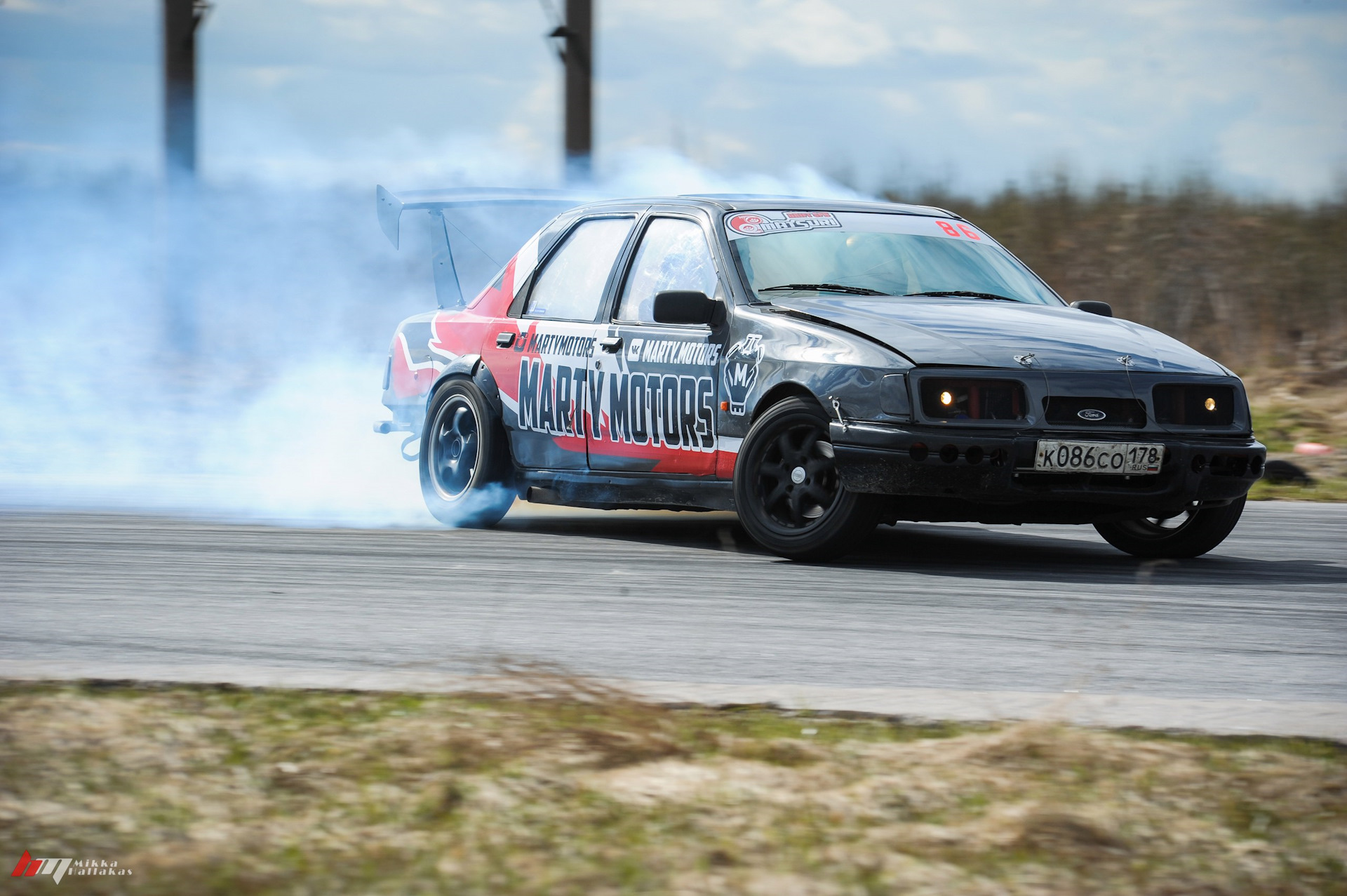 Тренировка от Drift Matsuri SPB 06.05.17 — Ford Sierra, 3 л, 1991 года |  покатушки | DRIVE2