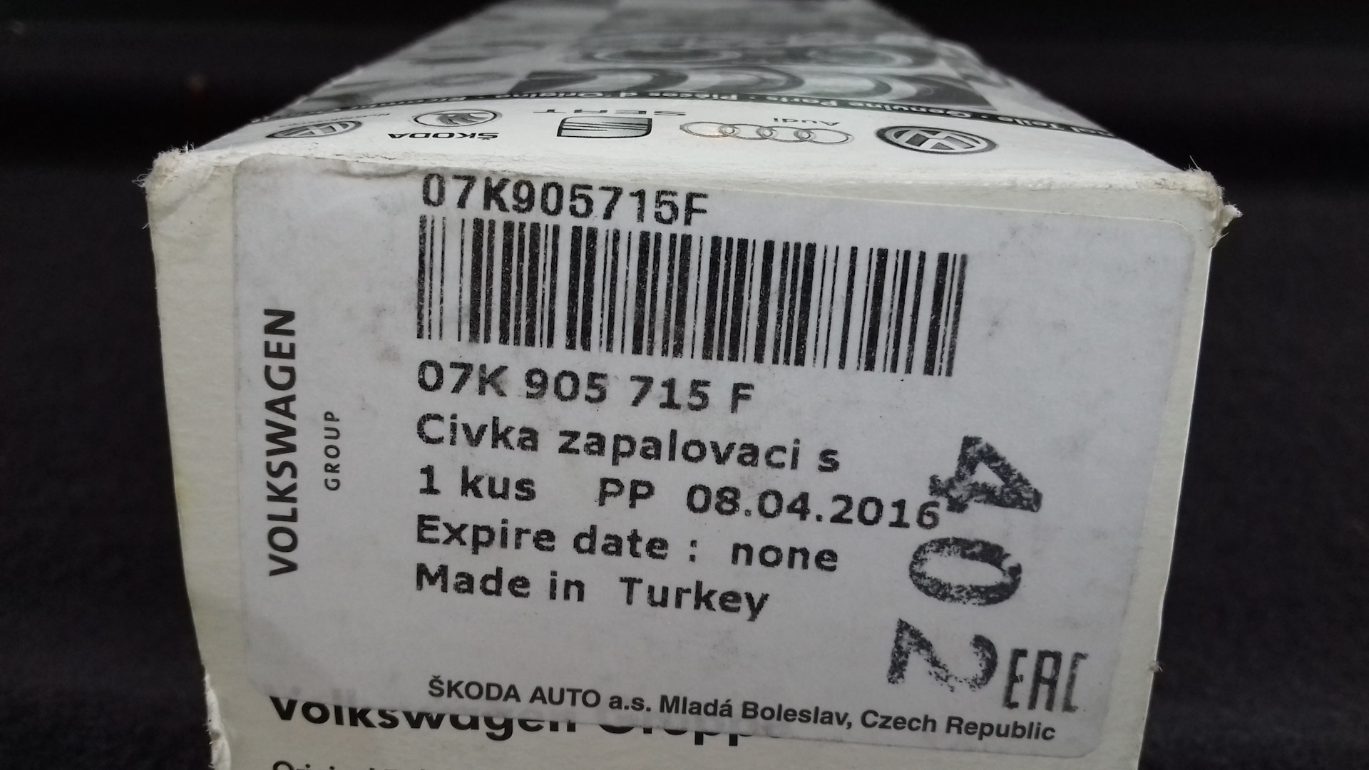 4.7 k. 07k905715f. VAG 07k905715f. VAG 07k 905 715 f. 07k905715a.