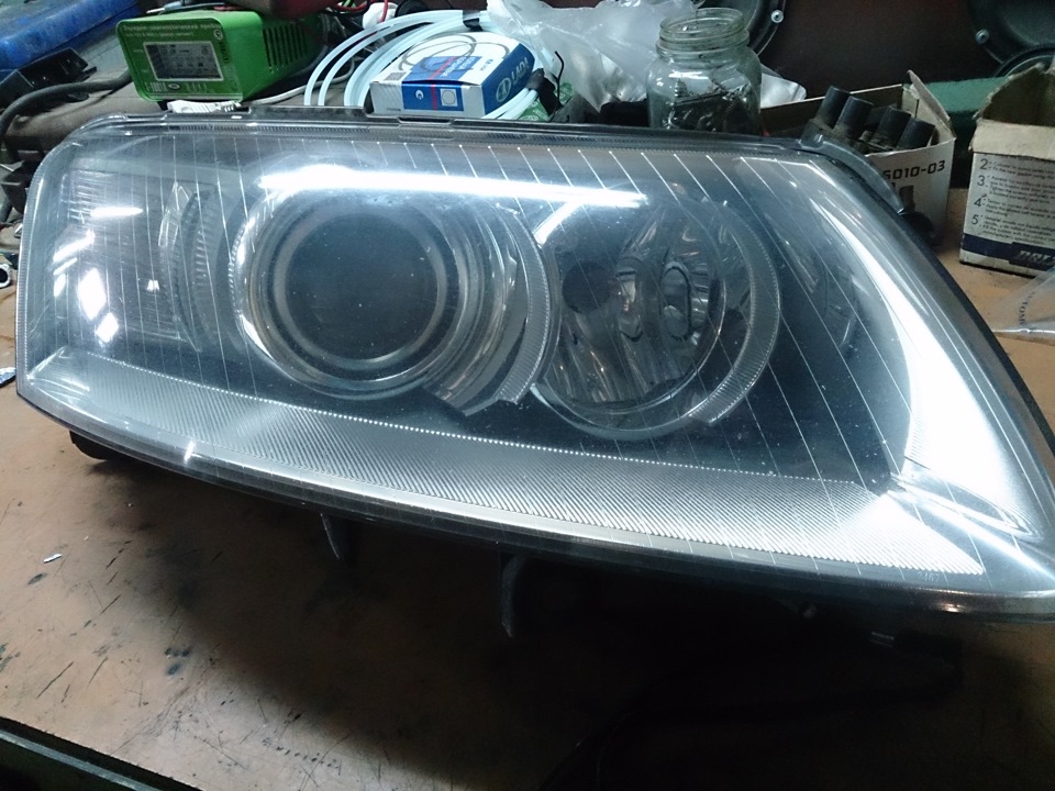 Придаем блеск фарам — Audi A6 (C6), 2 л, 2007 года | своими руками | DRIVE2