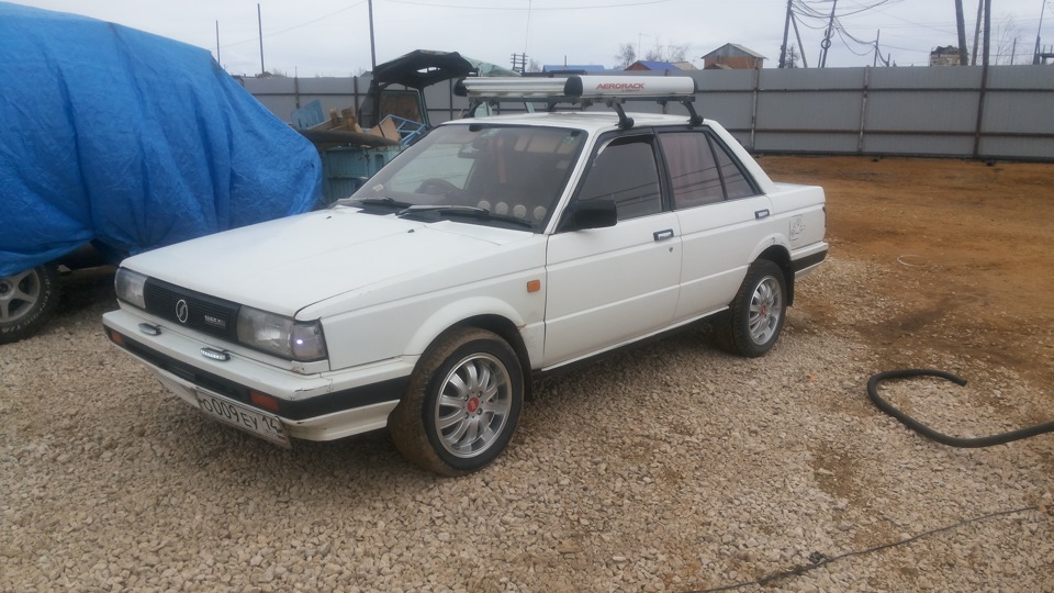 Помылся после зимы и убрался в салоне — Nissan Sunny (B12), 1,5 л, 1986 ...