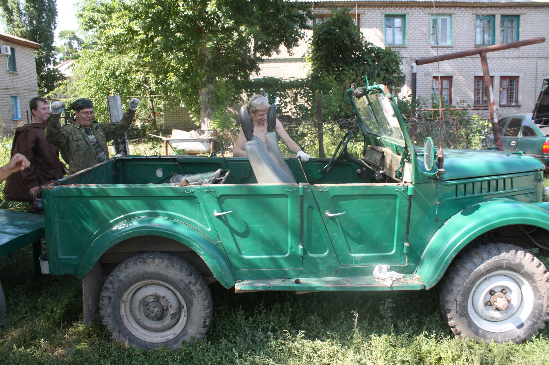 Был хардтоп, стал фаэтон. ;) — ГАЗ 69, 2,4 л, 1962 года | плановое ТО ...