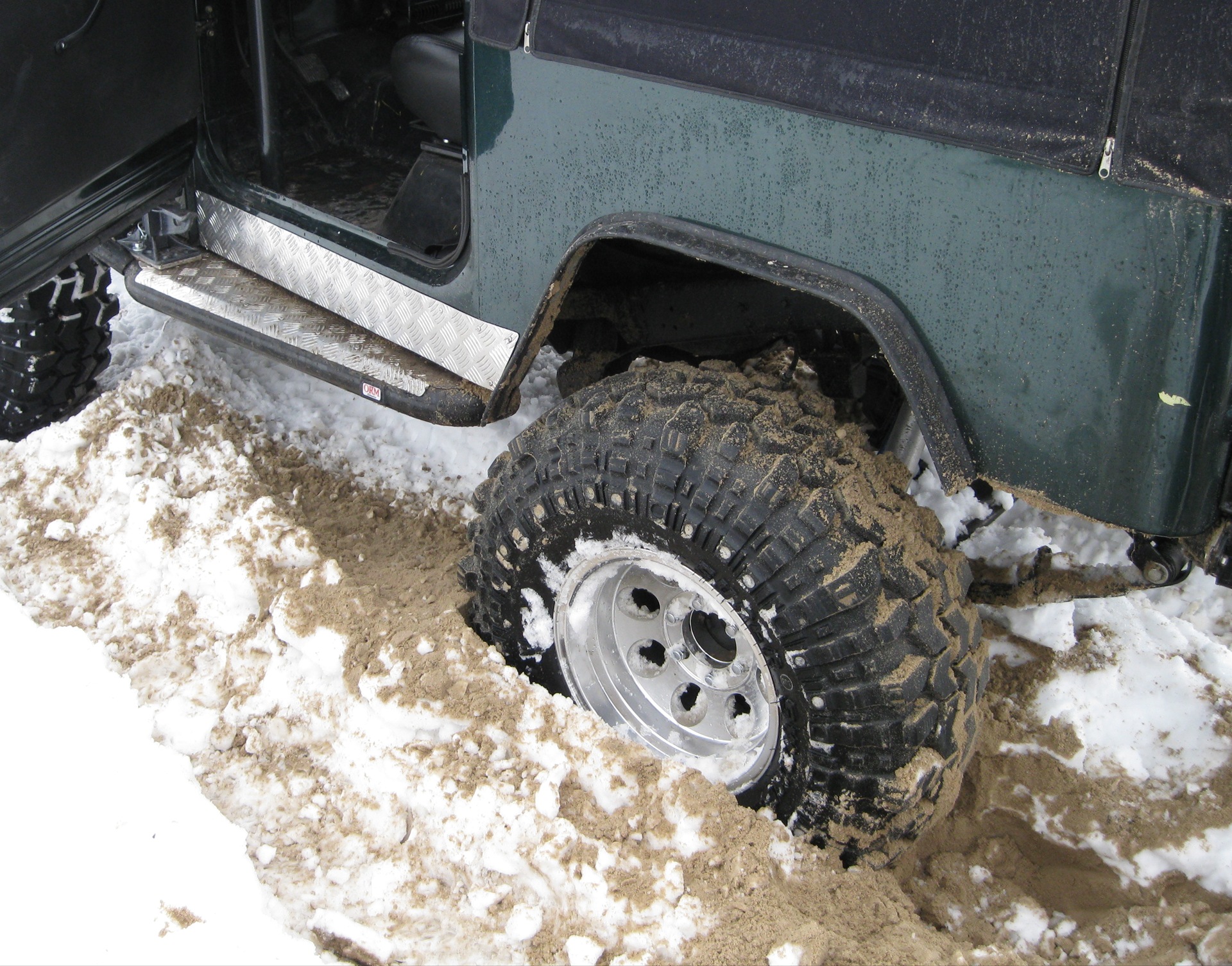 This is how the winter ride ended  - Toyota Land Cruiser 34 l 1983