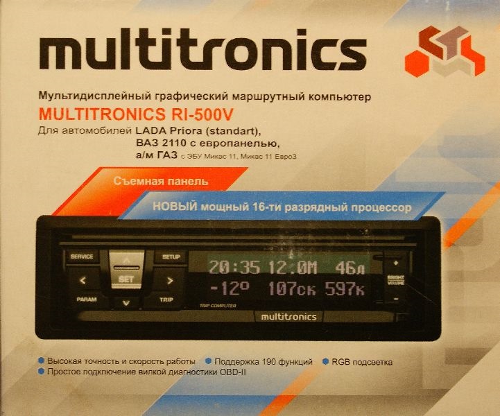 Multitronics RI 500 V — Lada 4x4 5D, 1,7 л, 2011 года | электроника ...