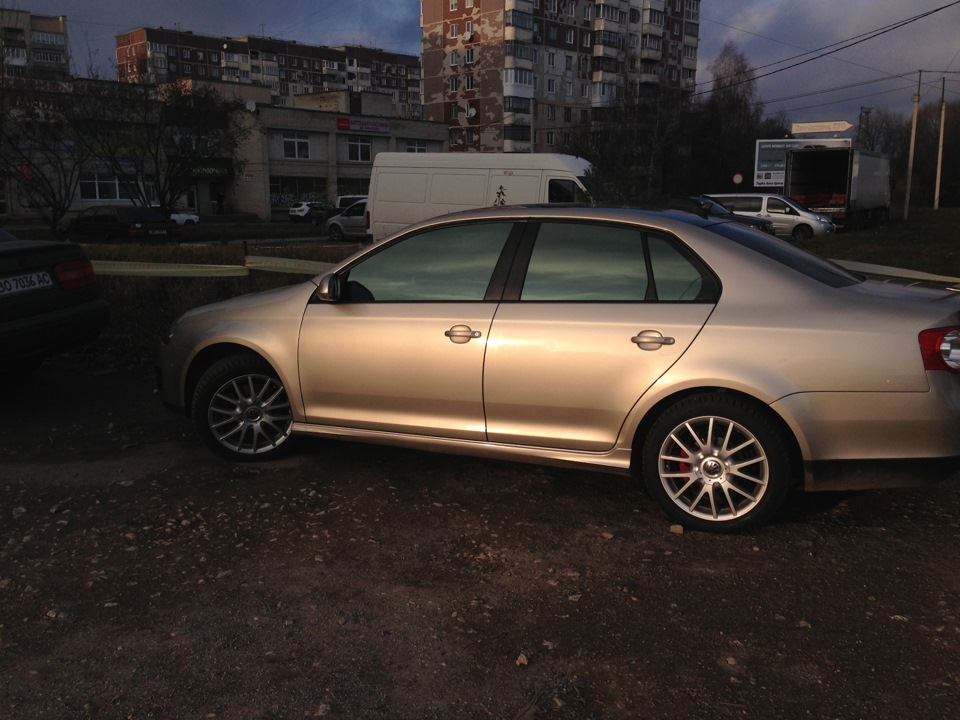 Clasixs r17 зима + шины Michelin Alpin A4 — Volkswagen Jetta V, 1,9 л ...