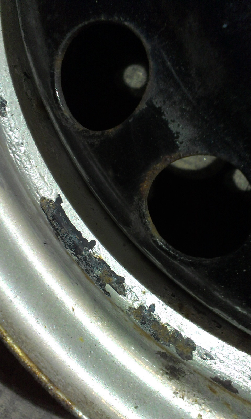 Агро-тюнинг (покраска стальных дисков) — Volkswagen Golf Mk2 GTI, 1,8 л ...