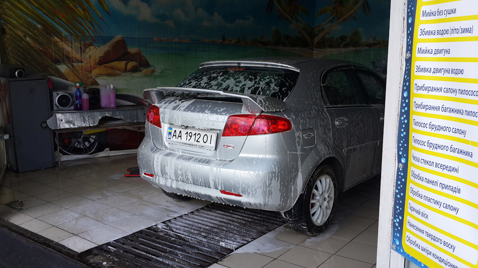 2. Тюнинг Lacetti Спойлер YT как у Lancer X — Chevrolet Lacetti 5D, 1,8 ...