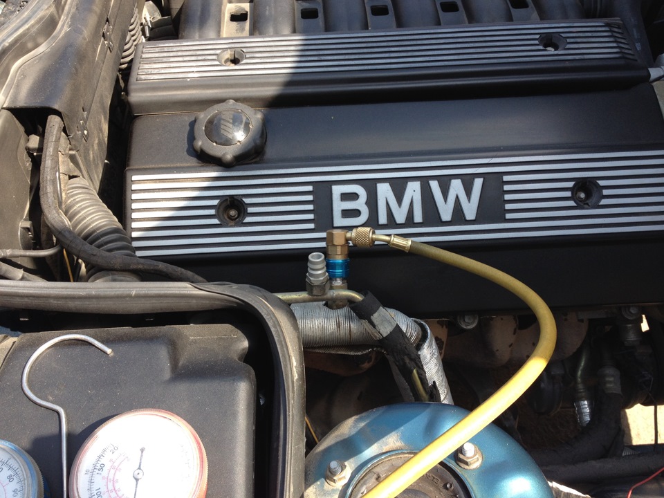 Bmw e36 заправка кондиционера