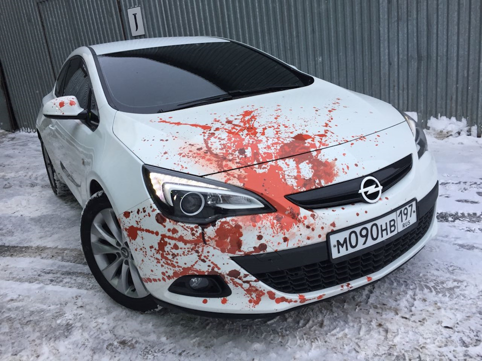 Аэрография Opel Astra GTC