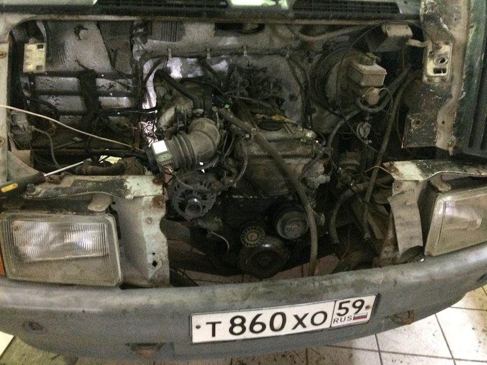 Замена двигателя на ЗМЗ 406 от волги. — DRIVE2