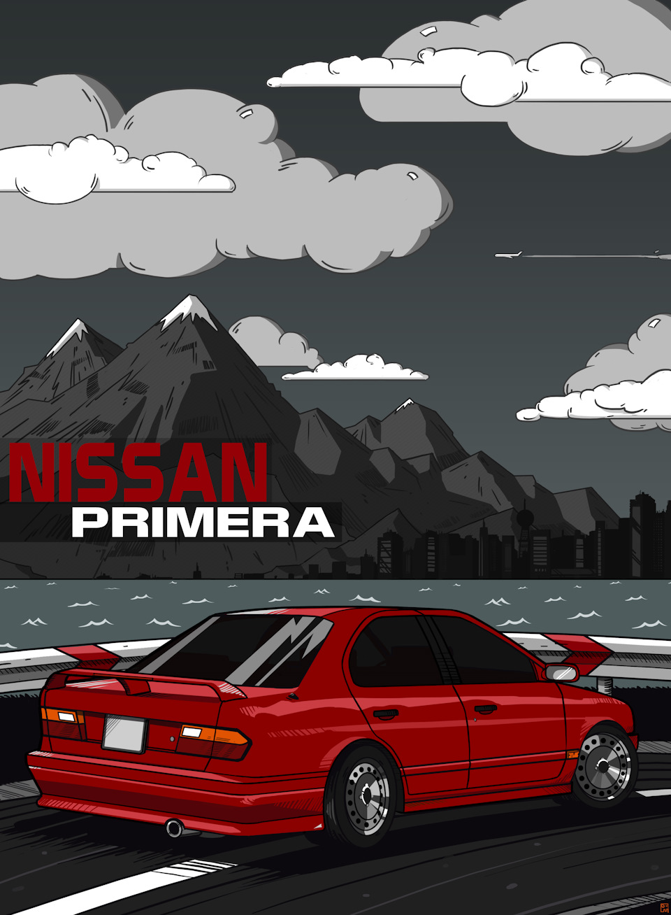 Иллюстрация Primera P10 — Nissan Primera (P10), 2 л, 1995 года | другое |  DRIVE2