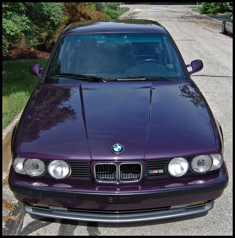 BMW individual Daytona Violet Metallic m5