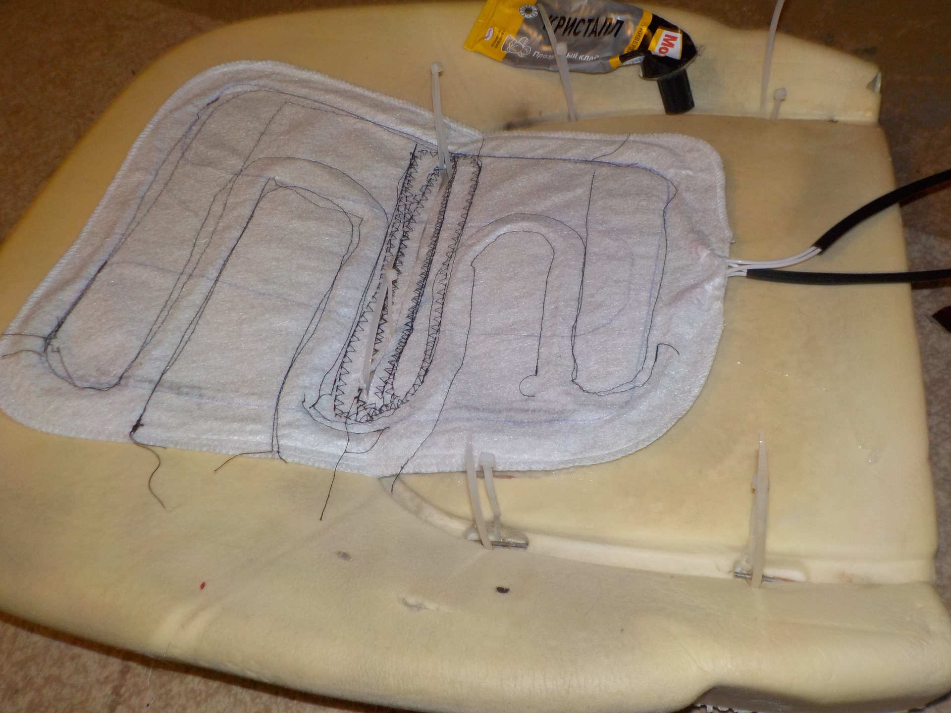 Установка подогрева сидений (Попогрейка) — УАЗ 3962, 2,9 л, 2006 года ...