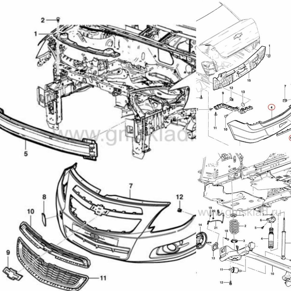 Артикулы запчастей Chevrolet Cobalt — DRIVE2