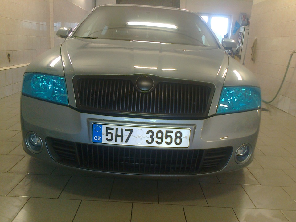 Лампы в синий — Skoda Octavia A5 Mk2, 1,9 л, 2005 года | стайлинг | DRIVE2
