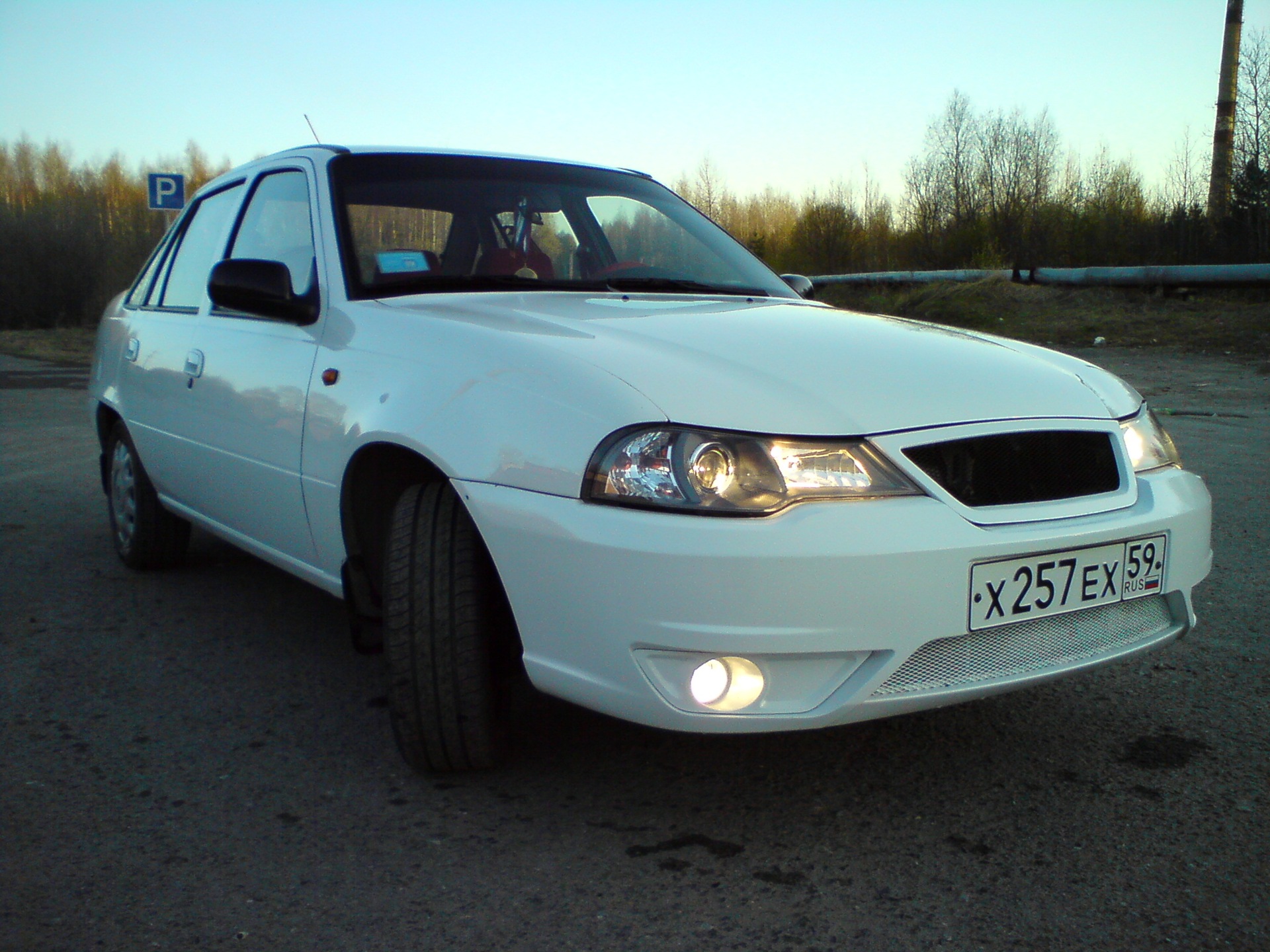 Daewoo Nexia n150 белая