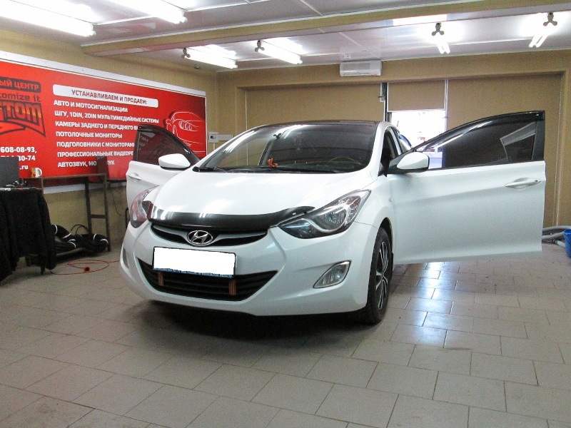 Добавление к штатному сигналу. — Hyundai Elantra (5G), 1,6 л, 2011 года ...