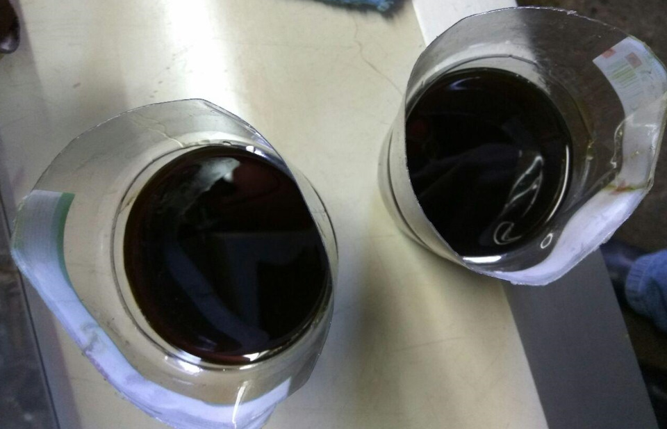 Слева — первая, справа — вторая промывка — Chevrolet Orlando (1G)