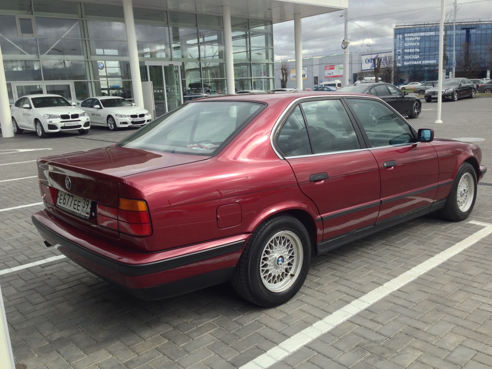 BMW e34 Calypsorot