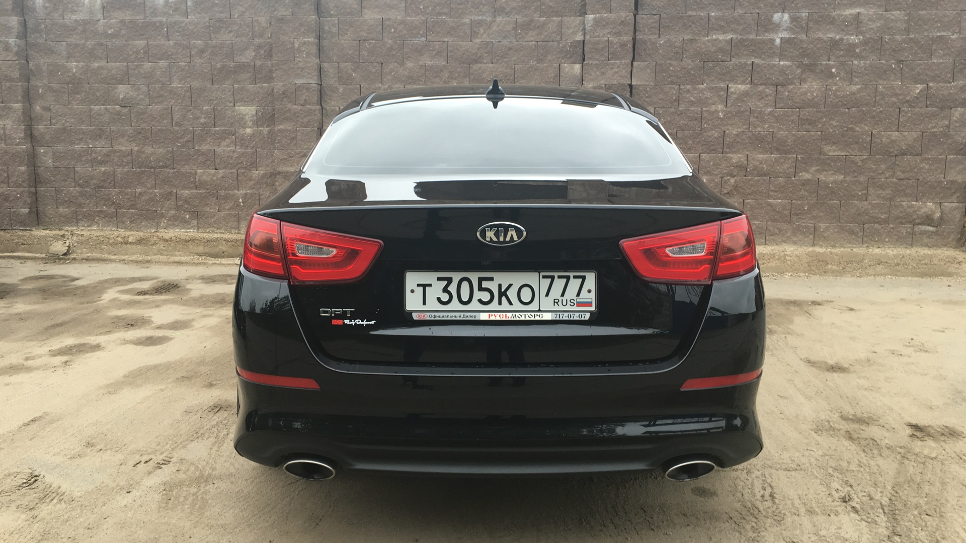 KIA Optima (3G) 2.4 бензиновый 2015 | Black на DRIVE2