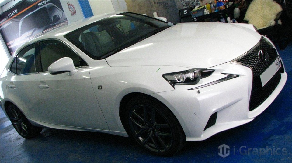 Фото сделанные в ателье, где мне клеили пленку. — Lexus IS III, 2,5 л ...