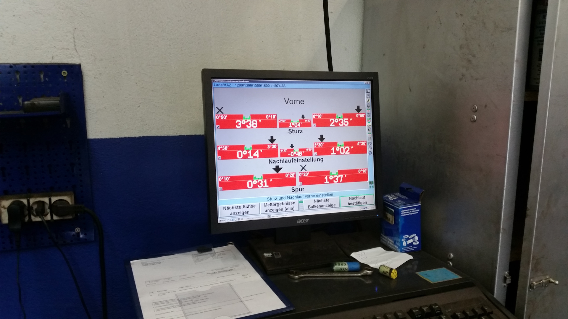 Настройка сход-развал — Lada 2101, 1,2 л, 1972 года | визит на сервис ...