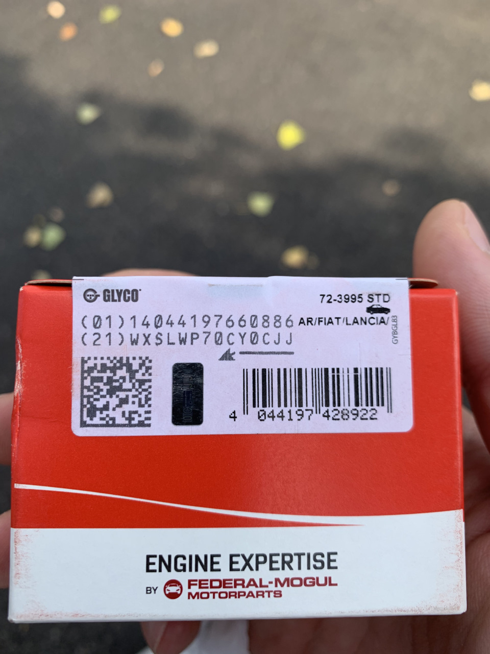 723995STD вкладыши коренные комплект Fiat 1,9JTD + OPEL