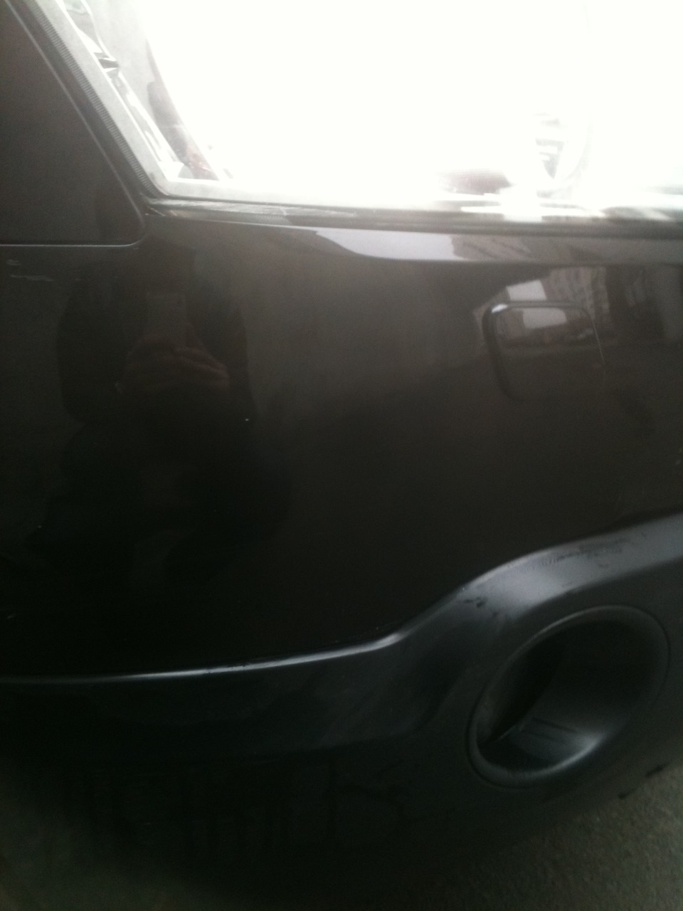 Убираем потертость на бампере. — Nissan Qashqai (1G), 2 л, 2008 года ...