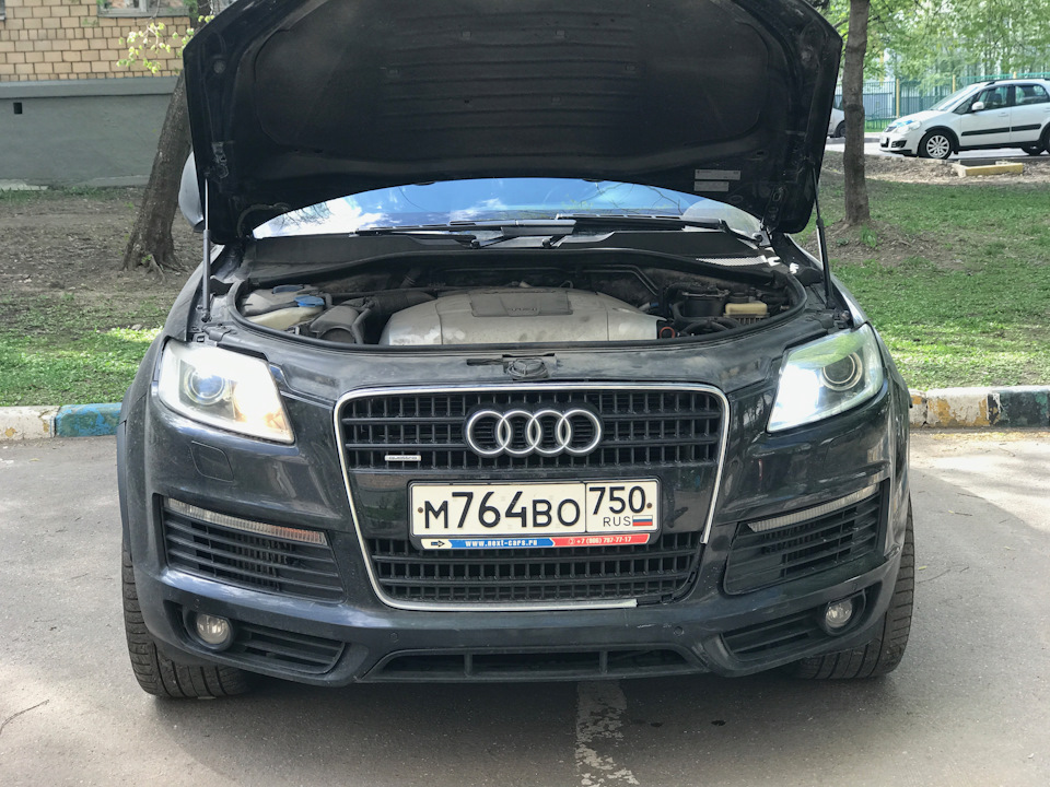 Заменил на LED лампочки ДХО — Audi Q7 (1G), 3 л., 2007 года | стайлинг ...