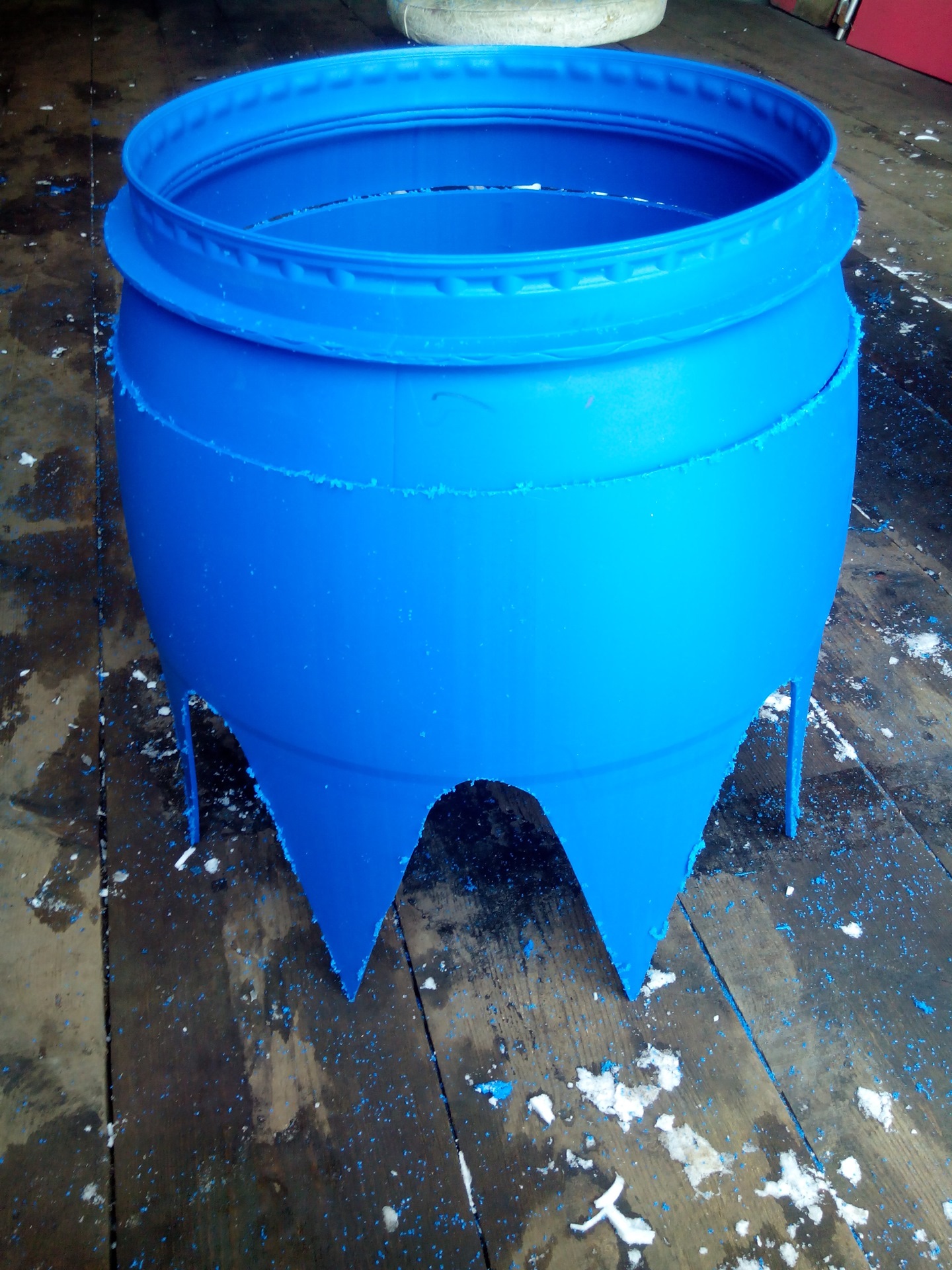 бочонок из картона.