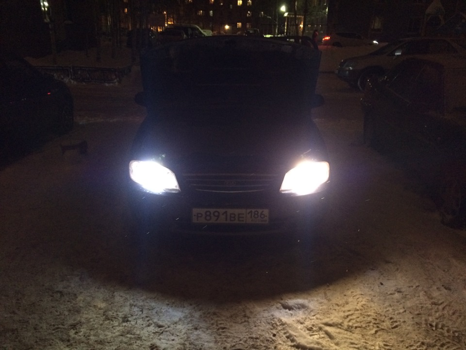 Сменил лампы ближнего света — KIA Spectra, 1,6 л, 2008 года | стайлинг ...