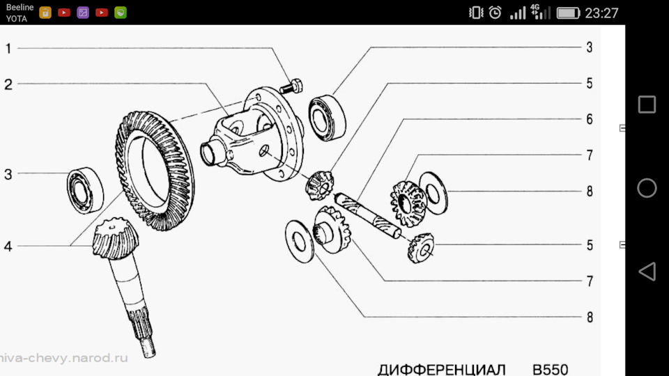 Устройство переднего моста нива шевроле схема