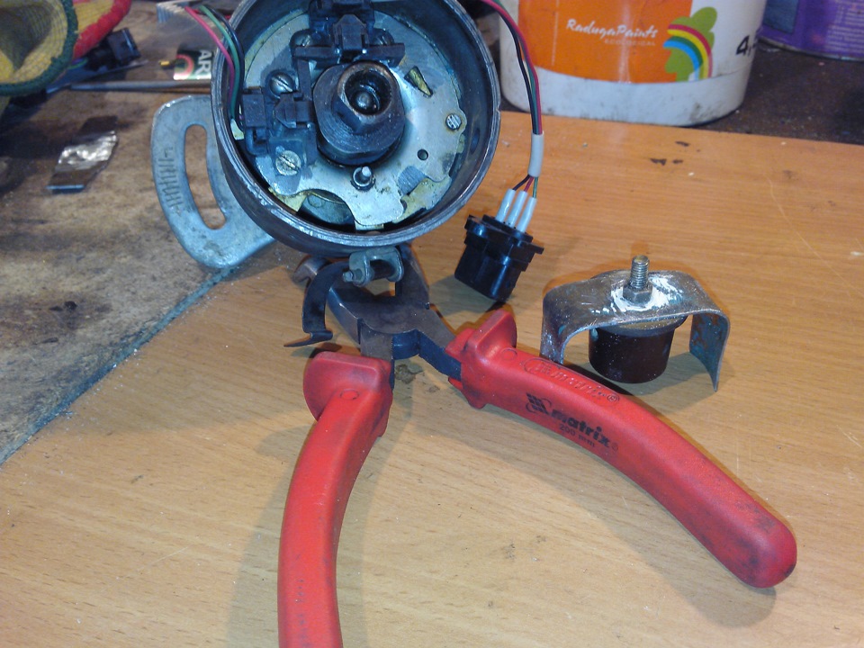 Безбегунковое зажигание на контактном трамблере — УАЗ 3962, 2,4 л, 1985 ...