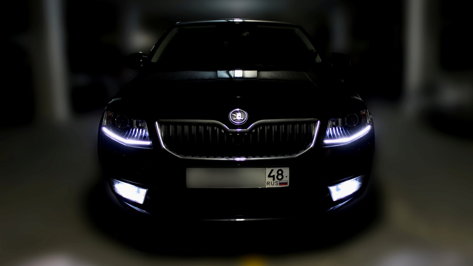 skoda octavia a7 black