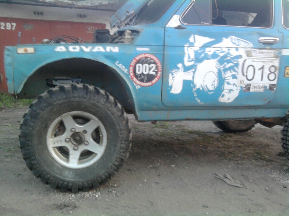 Поменял USA диски на К&К — Lada 4x4 3D, 1,7 л, 1984 года | колёсные ...